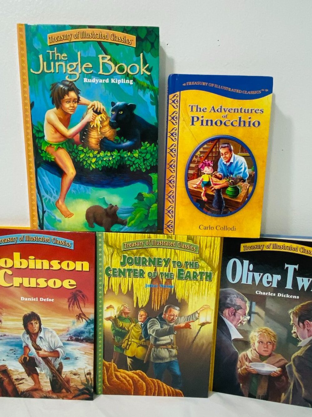 TREASURY OF ILLUSTRATED CLASSICS 5 Adapted For Young Readers HC Wipe-Clean Fine